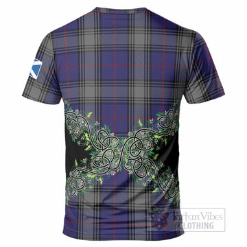 Kinnaird Tartan T-Shirt Thistle Scottish Spirit