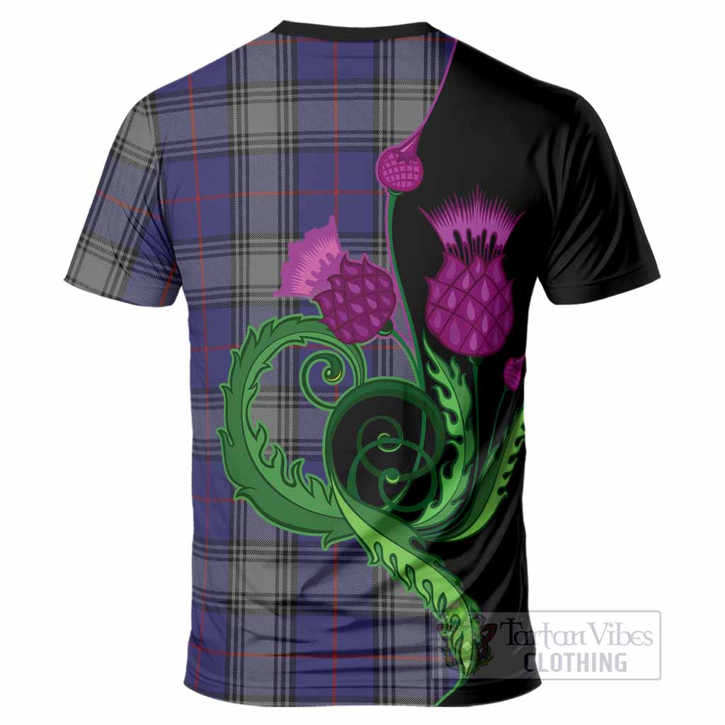 Kinnaird Tartan T-Shirt Traditional Scottish Thistle