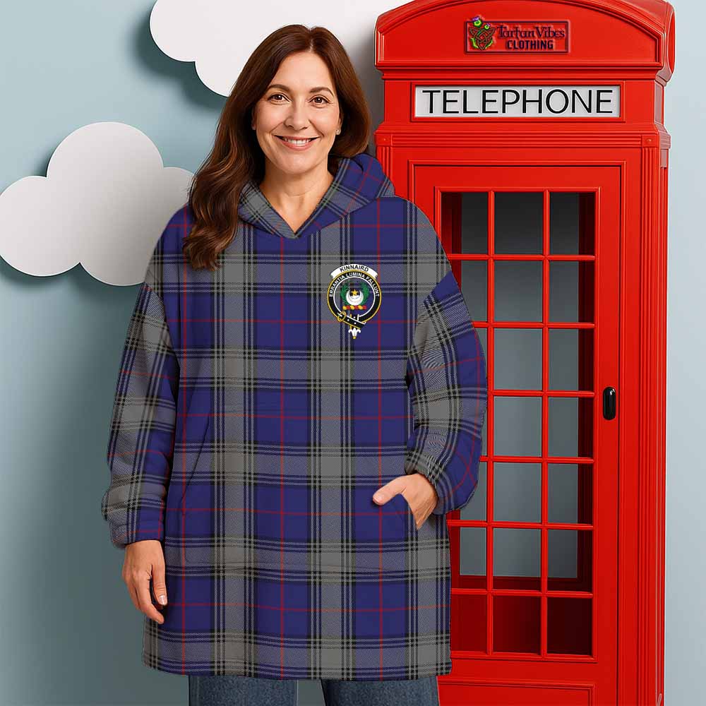 Kinnaird Tartan Wearable Blanket with Family Crest - Tartan Vibes Clothing