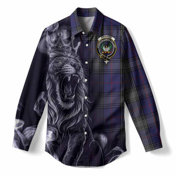Kinnaird Tartan Women Casual Shirt Roaring Lion Heritage