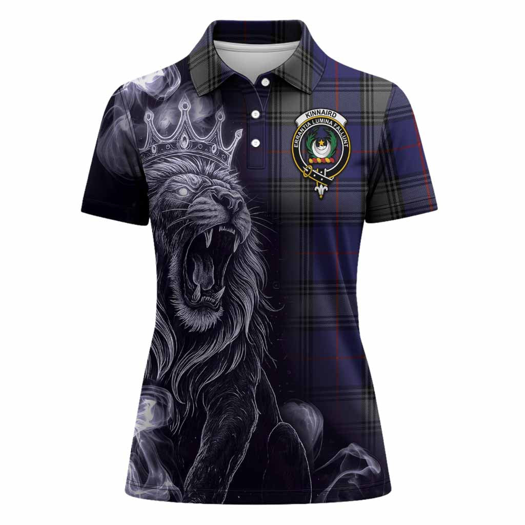 Kinnaird Tartan Women Polo Shirt Roaring Lion Heritage