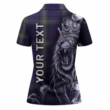 Kinnaird Tartan Women Polo Shirt Roaring Lion Heritage