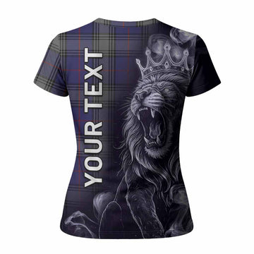 Kinnaird Tartan Women T shirt Roaring Lion Heritage