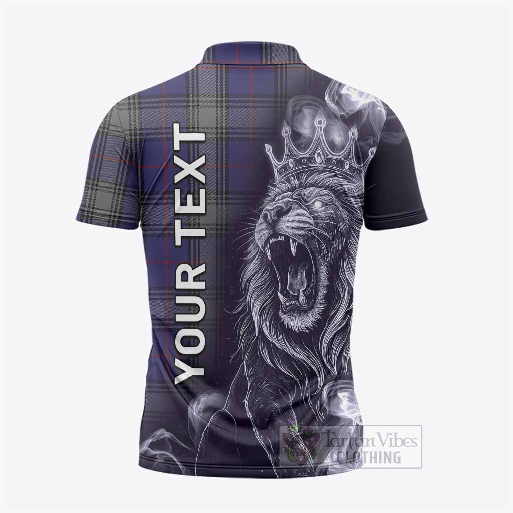 Kinnaird Tartan Zipper Polo Shirt Roaring Lion Heritage