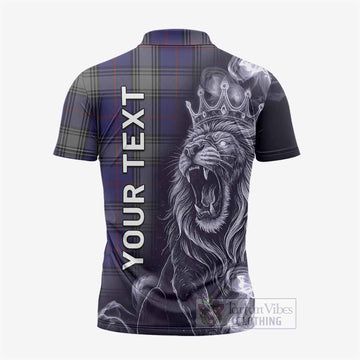 Kinnaird Tartan Zipper Polo Shirt Roaring Lion Heritage
