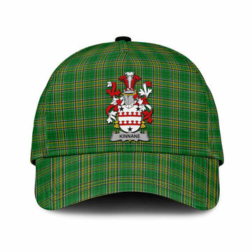 Kinnane Irish Clan Tartan Classic Cap with Coat of Arms
