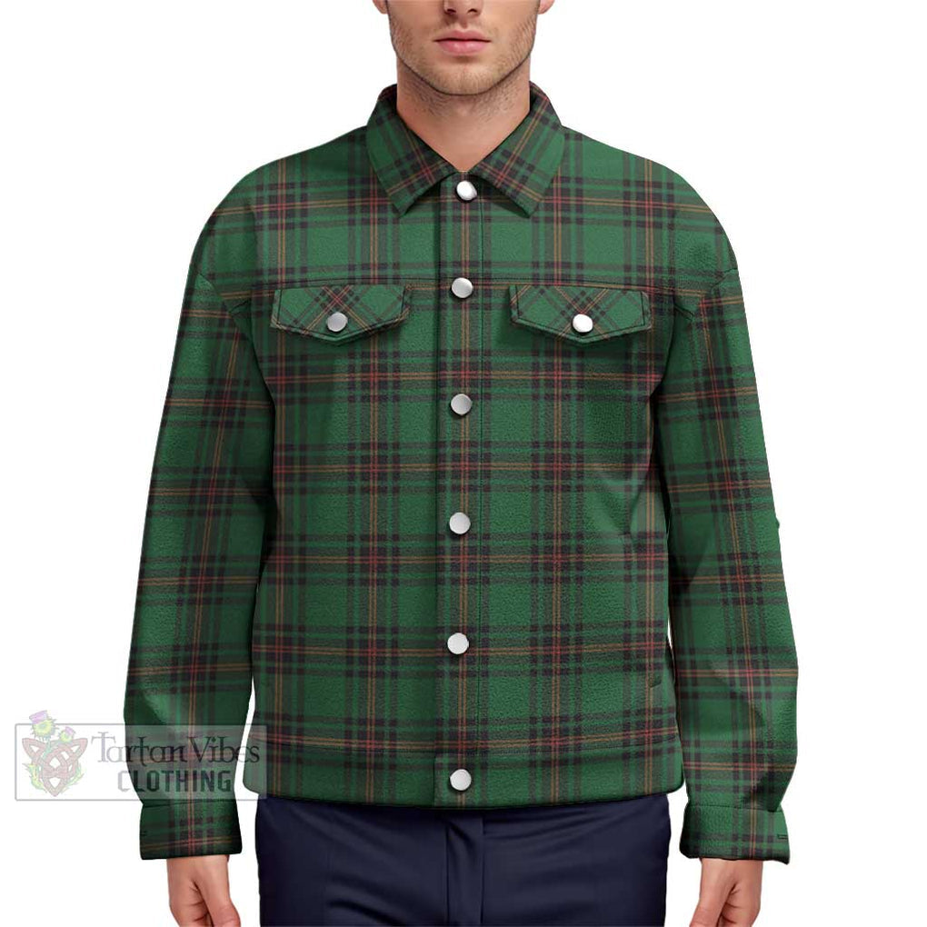 Kinnear Tartan Unisex Lapel Cotton Jacket Unisex - Tartan Vibes Clothing