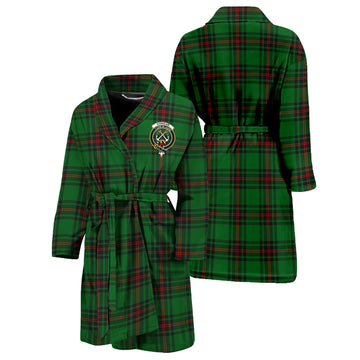 Kinnear Tartan Bathrobe with Family Crest