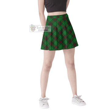 Kinnear Tartan Women's Plated Mini Skirt