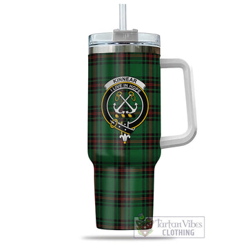 Tartan Vibes Clothing Kinnear Tartan and Family Crest Tumbler with Handle