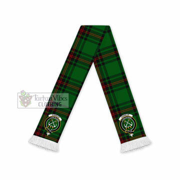 Kinnear Tartan Ruffneck Scarf with Family Crest