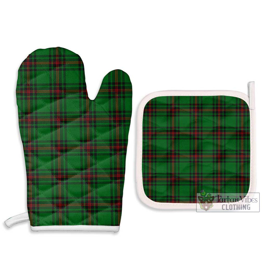 Kinnear Tartan Combo Oven Mitt & Pot-Holder Combo 1 Oven Mitt & 2 Pot-Holder White - Tartan Vibes Clothing