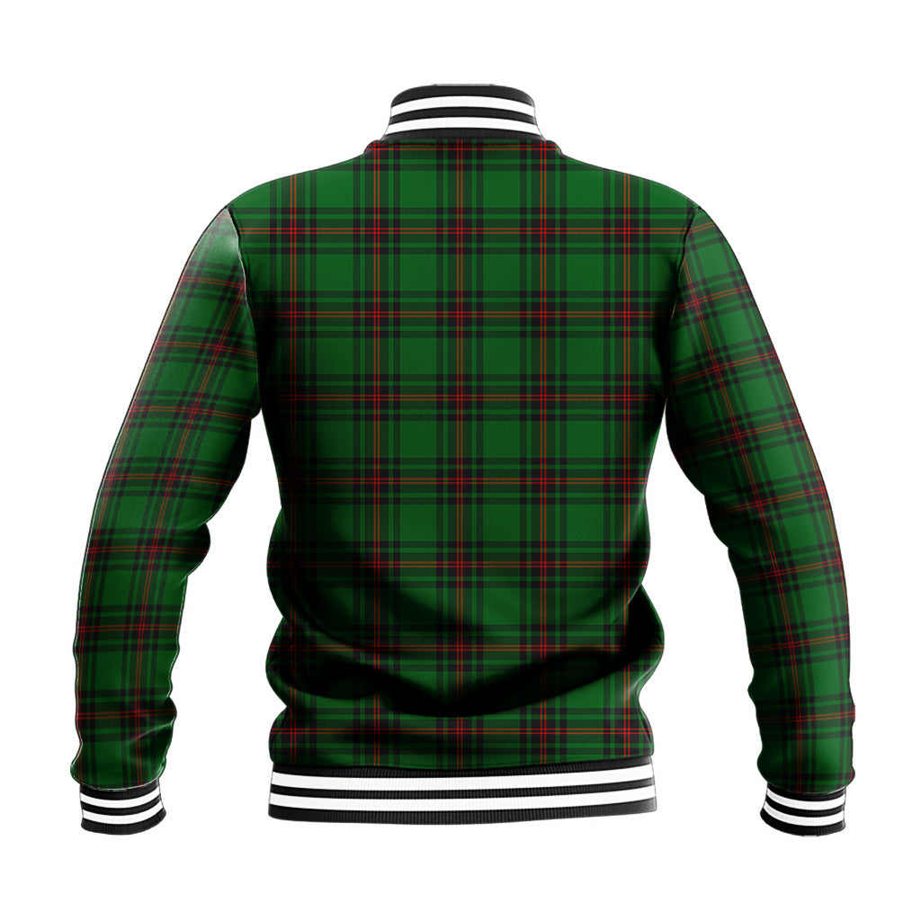 Kinnear Tartan Baseball Jacket with Family Crest - Tartan Vibes Clothing
