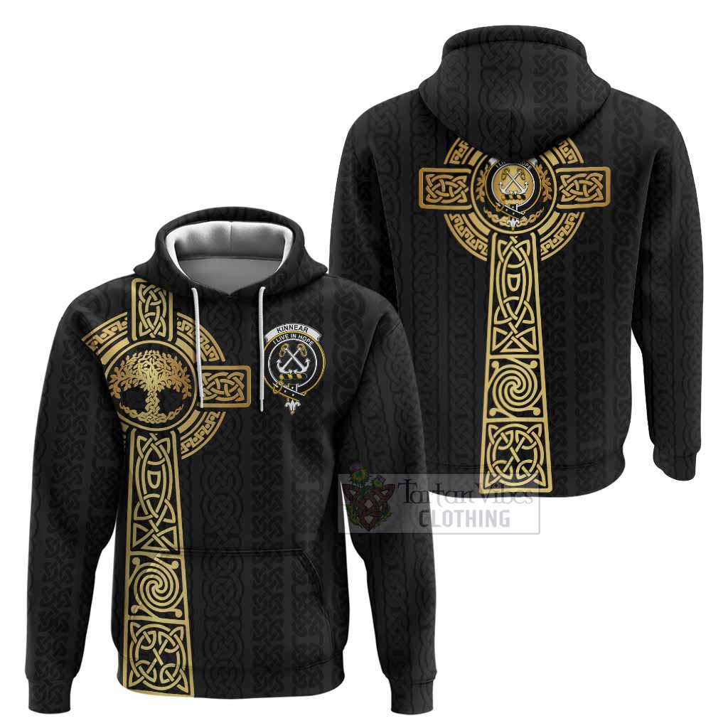 Kinnear Clan Crest Hoodie with Celtic Tree of Life Inspired