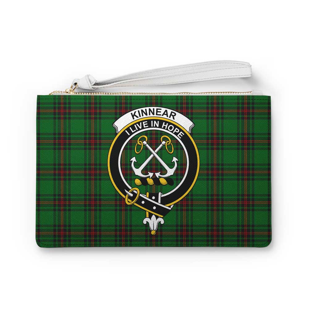Tartan Vibes Clothing Kinnear Family Crest Tartan Clutch Bag