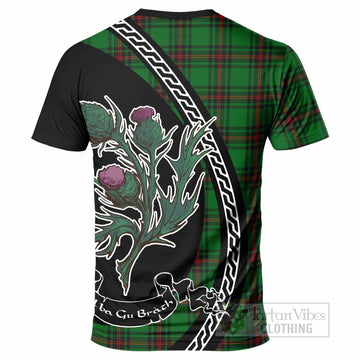 Kinnear Family Crest Tartan T-Shirt Alba Thistle Inspired - Tartan Vibes Clothing
