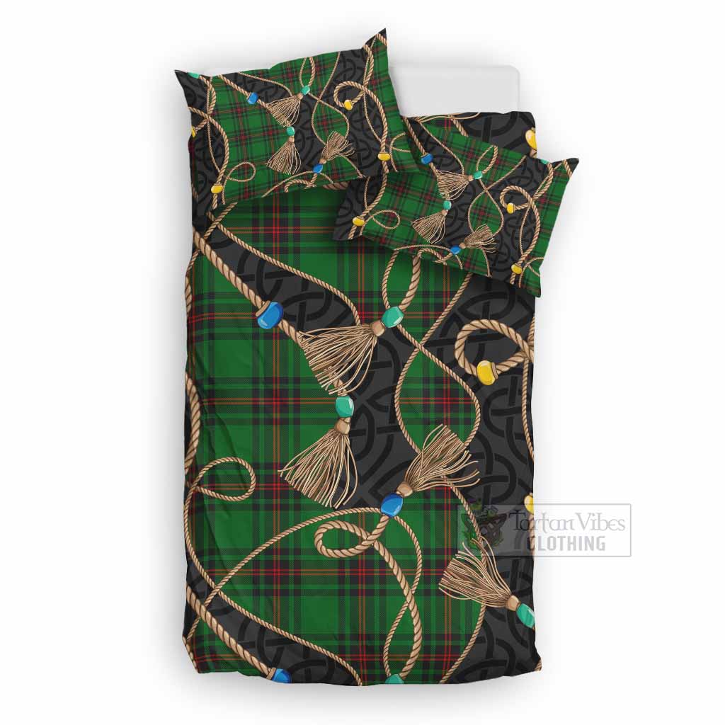 Kinnear Scottish Tartan Twisted Ropes Stylized Bedding Set UK Bedding Set UK Double 79*79 inch - Tartan Vibes Clothing