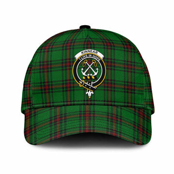 Kinnear Tartan Classic Cap with Family Crest