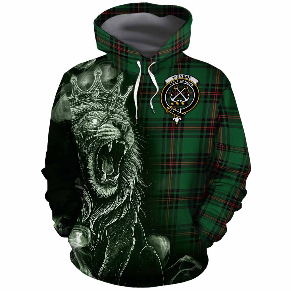 Kinnear Tartan Cotton Hoodie Roaring Lion Heritage