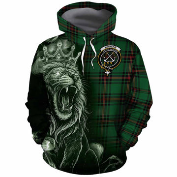Kinnear Tartan Cotton Hoodie Roaring Lion Heritage