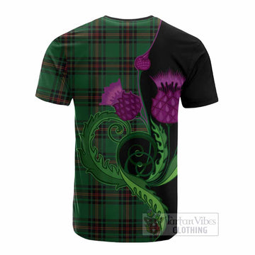 Kinnear Tartan Cotton T-shirt Traditional Scottish Thistle