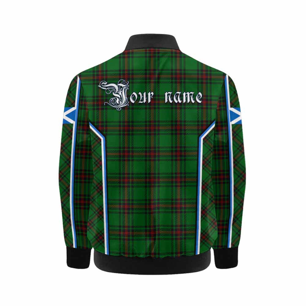 Kinnear Tartan Crest Kid Bomber Jacket Scotland Coat of Arm Flag Style - Tartan Vibes Clothing