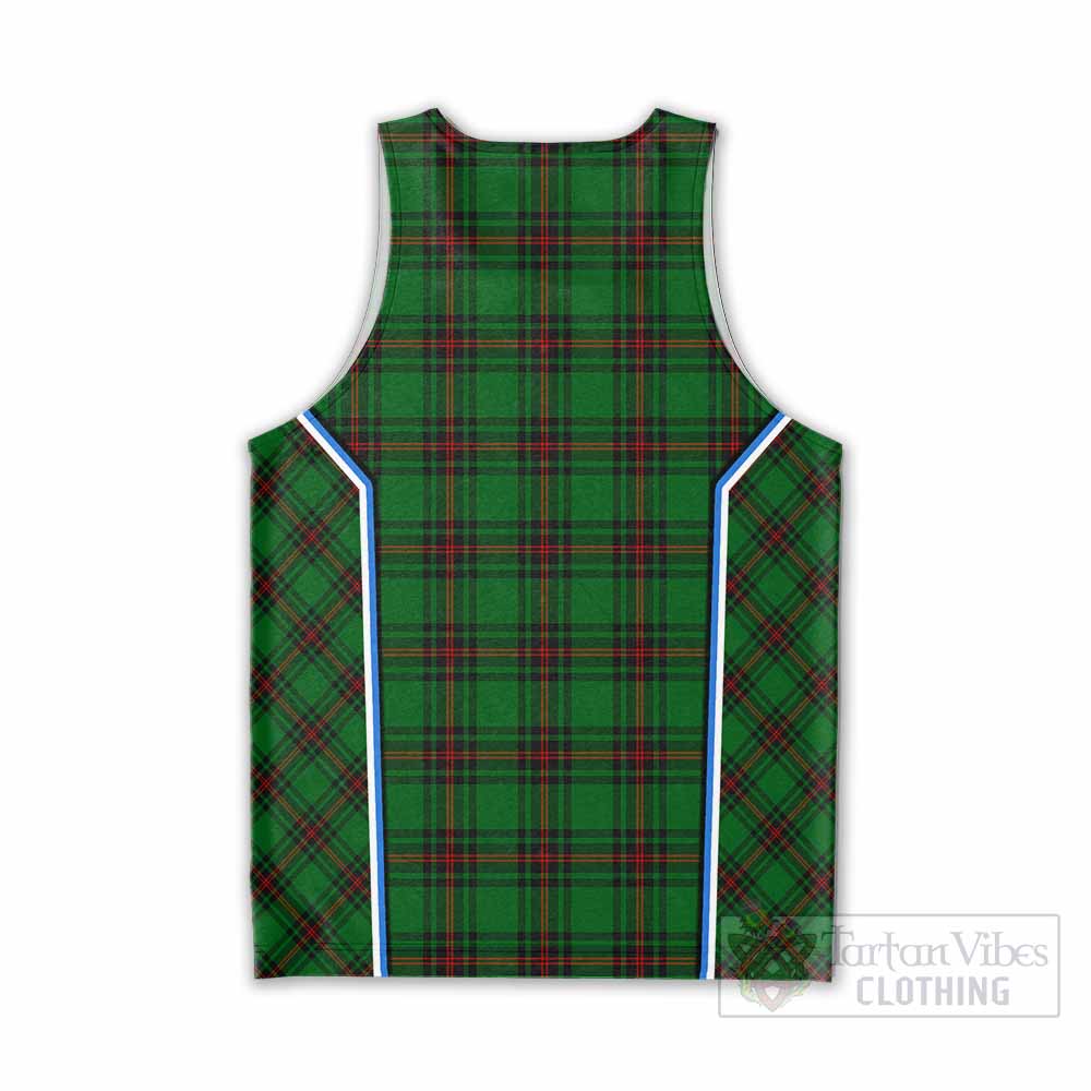 Kinnear Tartan Crest Men Tank Top Scotland Coat of Arm Flag Style - Tartan Vibes Clothing