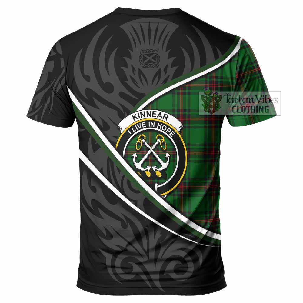 Kinnear Tartan Family Crest T-shirt Celtic Scottish Thistle Floral - Tartan Vibes Clothing
