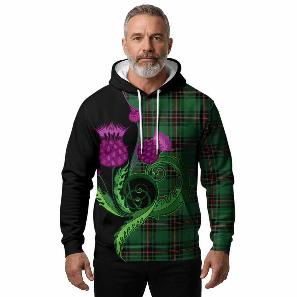 Kinnear Tartan Hoodie Traditional Scottish Thistle