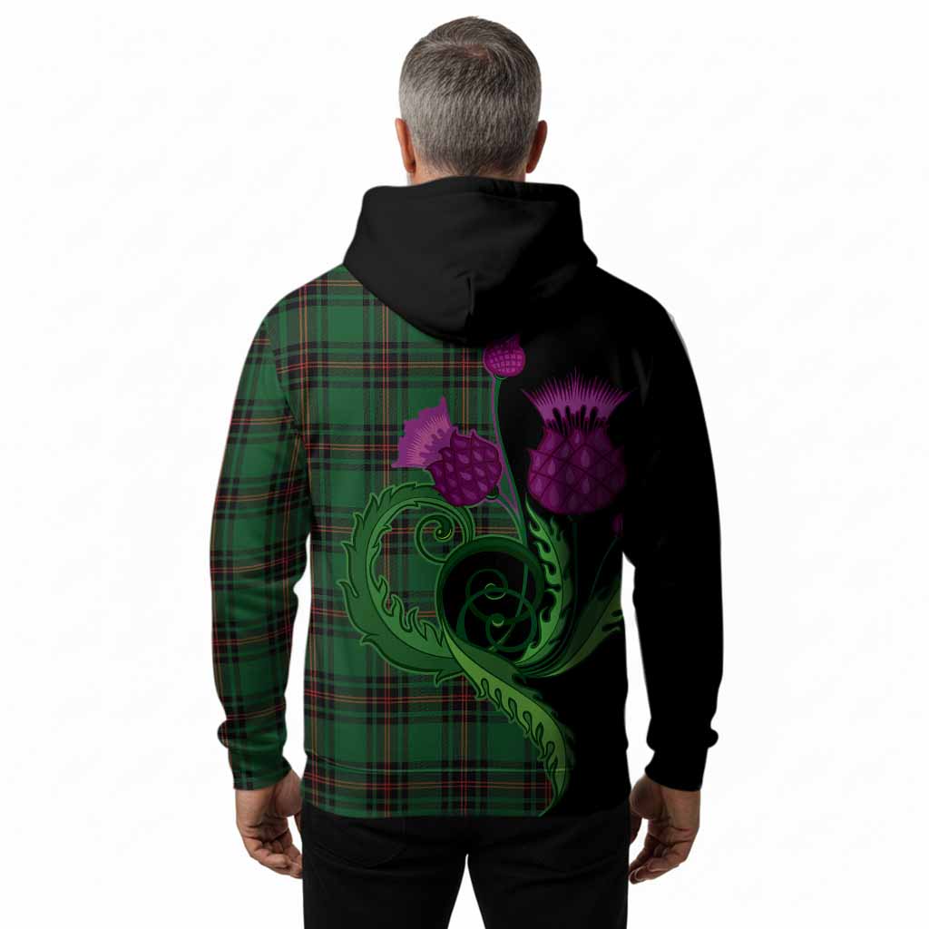 Kinnear Tartan Hoodie Traditional Scottish Thistle