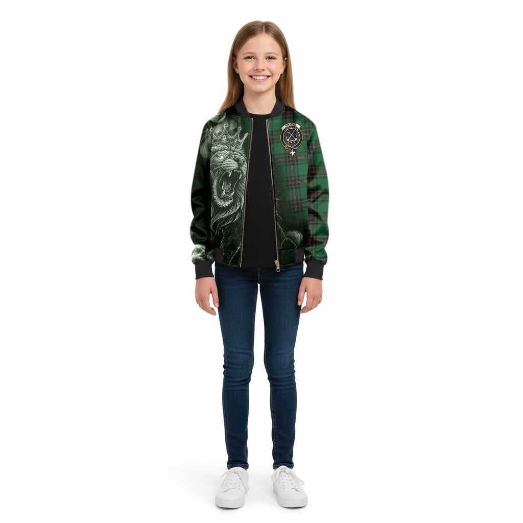 Kinnear Tartan Kid Bomber Jacket Roaring Lion Heritage