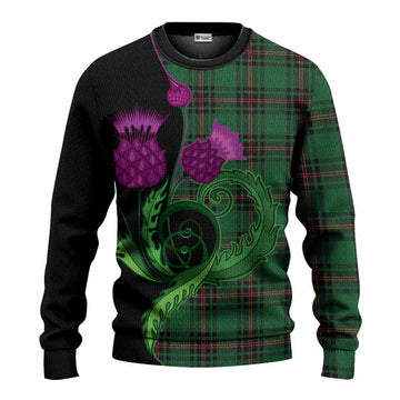 Kinnear Tartan Knitted Sweater Traditional Scottish Thistle