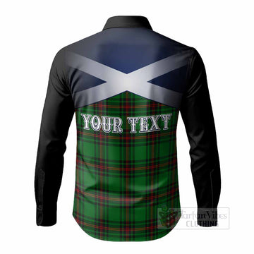 Kinnear Tartan Long Sleeve Button Shirts Alba Gu Brath Unicorn Crest