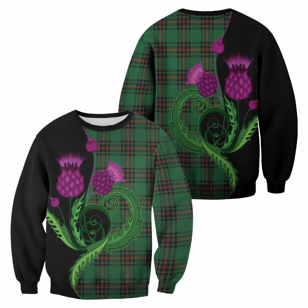 Kinnear Tartan Sweatshirt Traditional Scottish Thistle