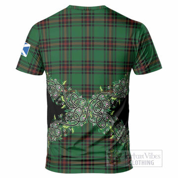 Kinnear Tartan T-Shirt Thistle Scottish Spirit