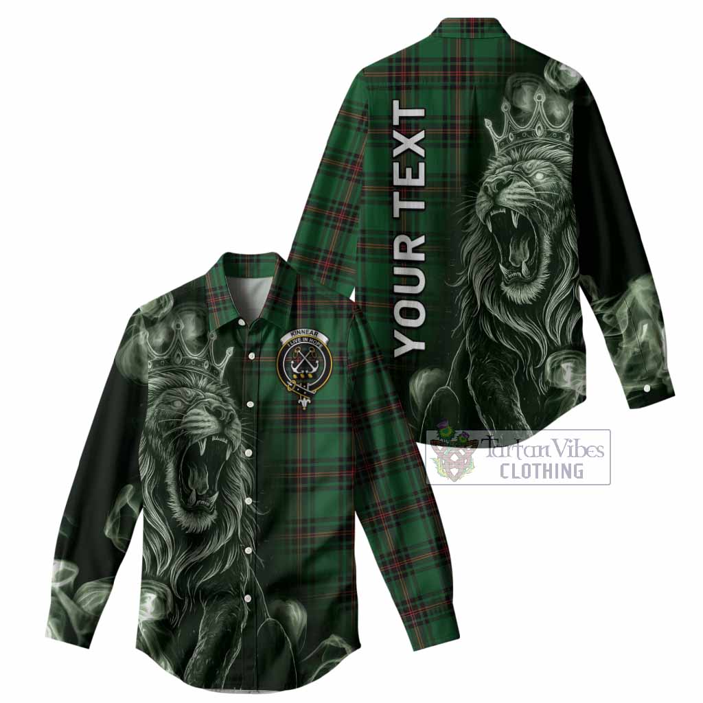 Kinnear Tartan Women Casual Shirt Roaring Lion Heritage