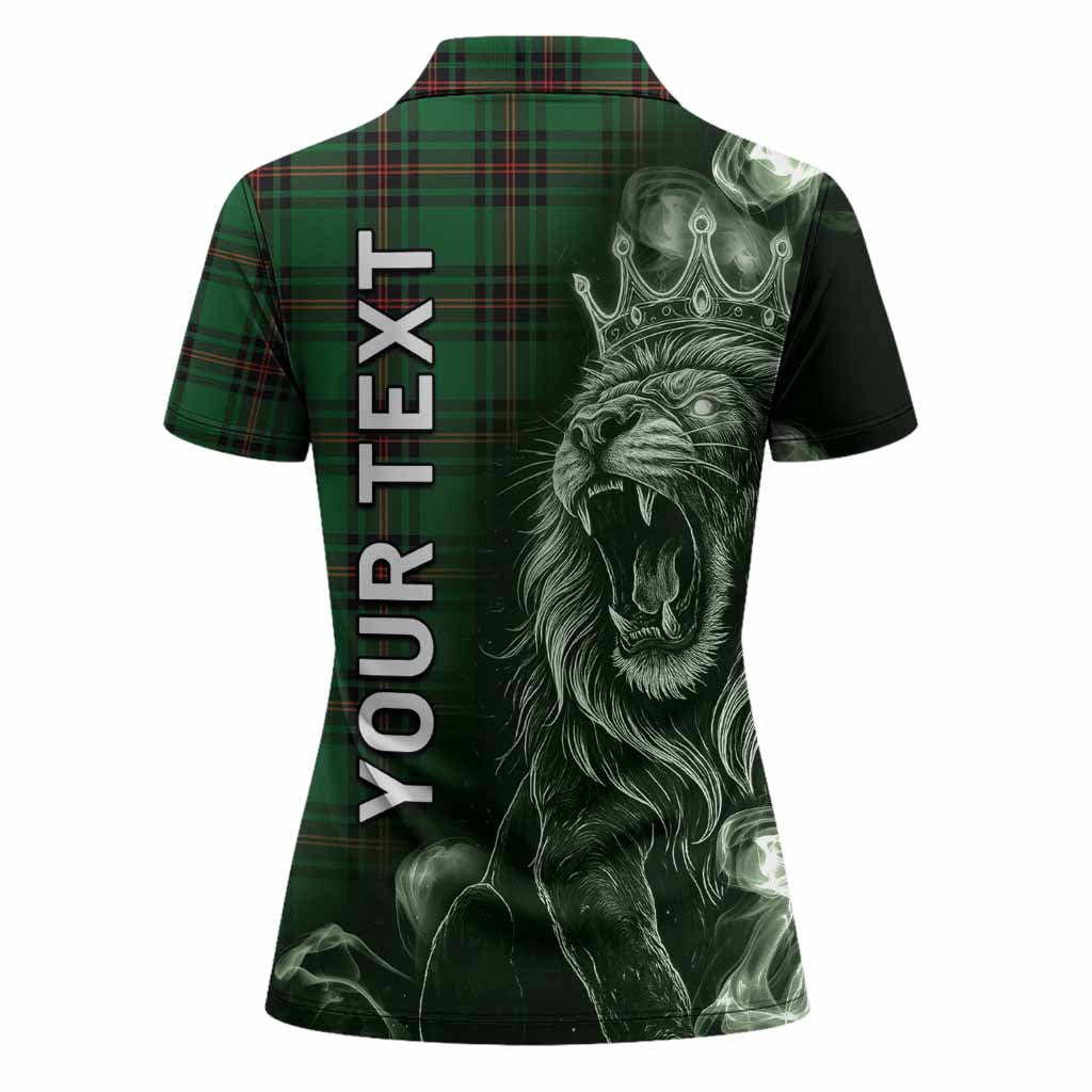 Kinnear Tartan Women Polo Shirt Roaring Lion Heritage