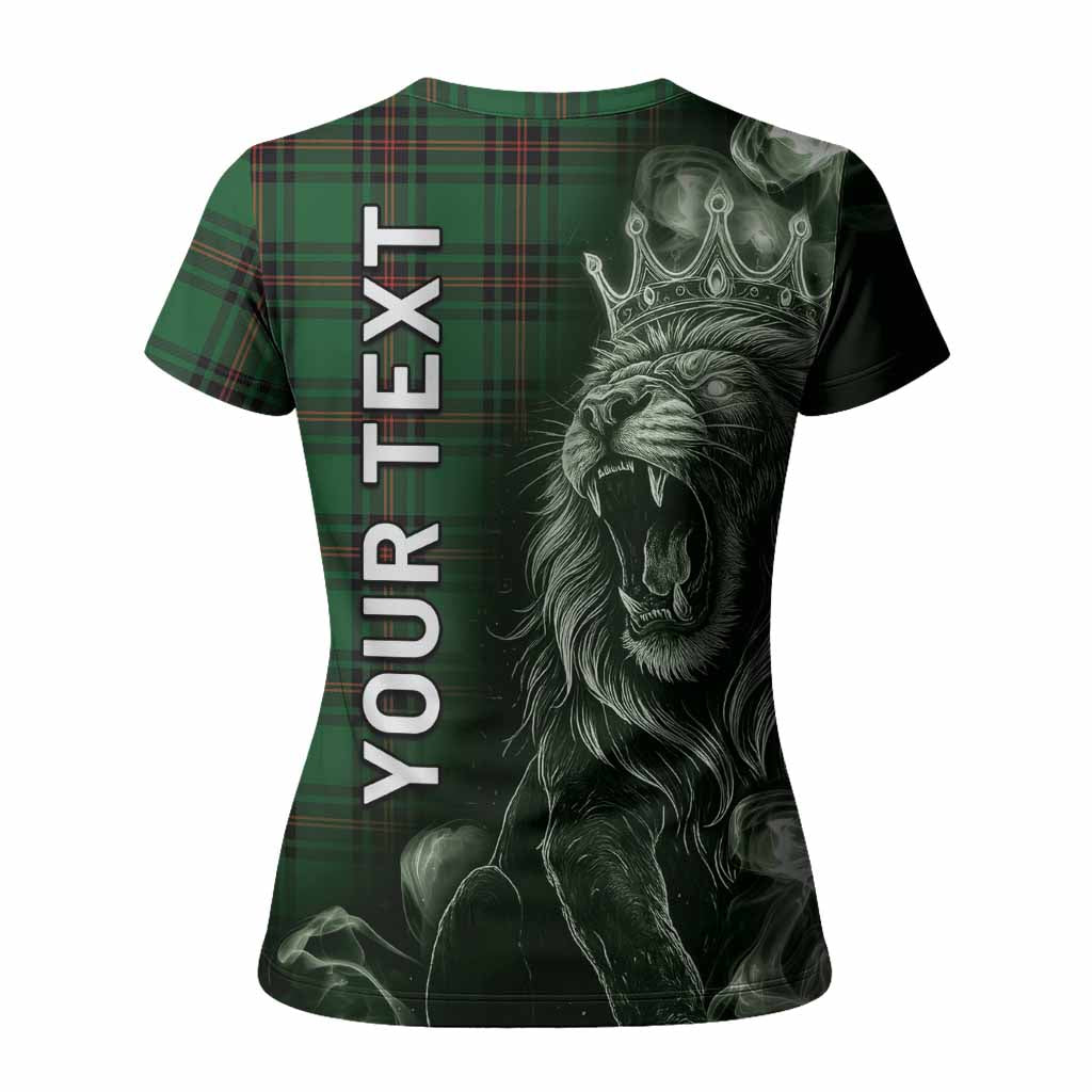 Kinnear Tartan Women T shirt Roaring Lion Heritage