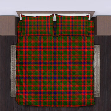 Kinninmont Tartan Quilt Bed Set King - Tartan Vibes Clothing