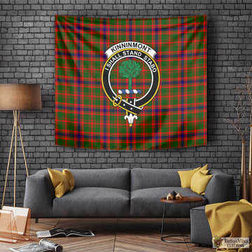 Kinninmont Tartan Tapestry Wall Hanging and Home Decor for Room with Family Crest Tapestry - Tartan Vibes Clothing