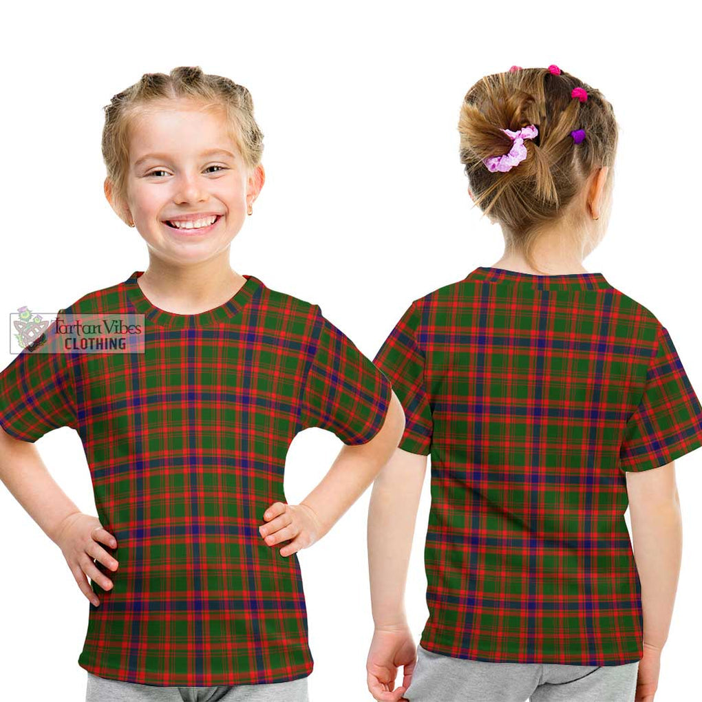 Kinninmont Tartan Kid T-Shirt Youth XL Size14 - Tartan Vibes Clothing