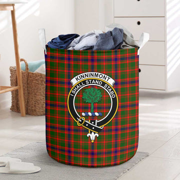 Kinninmont Tartan Laundry Basket with Family Crest One Size - Tartan Vibes Clothing