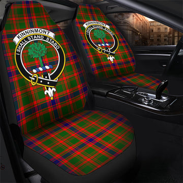 Kinninmont Tartan Car Seat Cover with Family Crest - Tartan Vibes Clothing