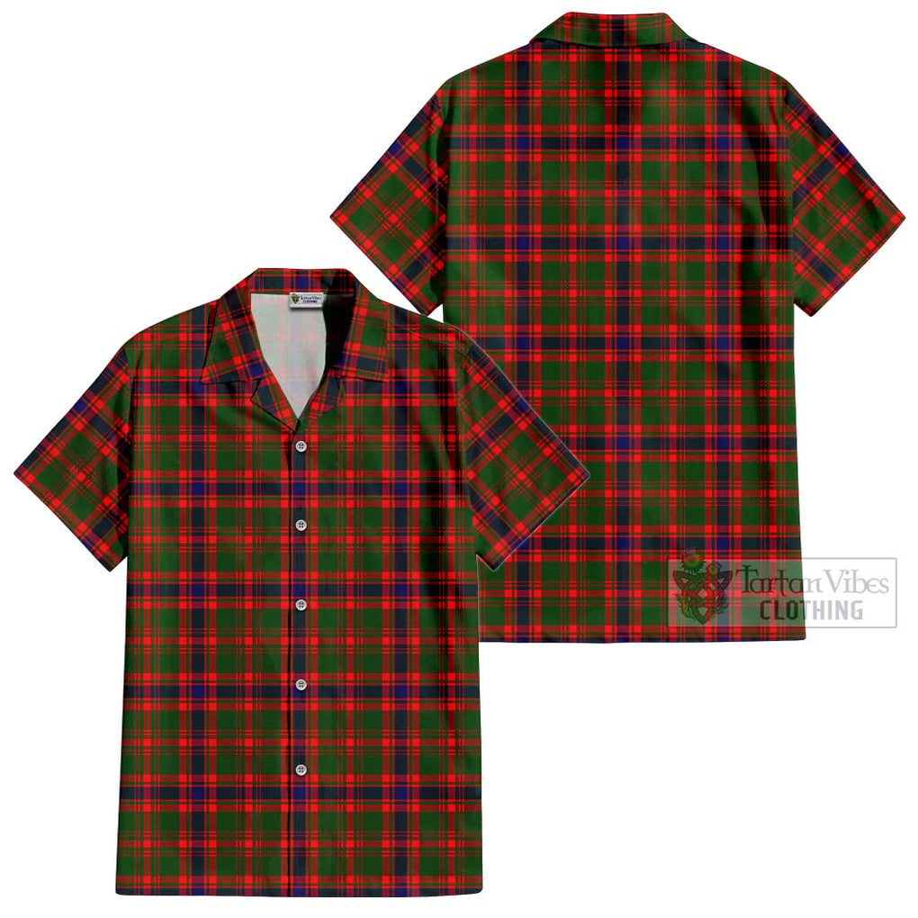 Kinninmont Tartan Cotton Hawaiian Shirt - Tartan Vibes Clothing