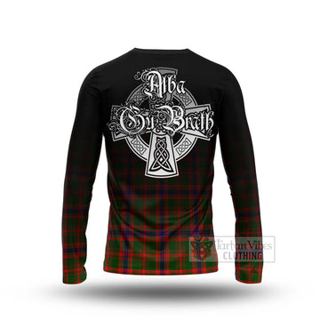 Kinninmont Tartan Long Sleeve T-Shirt Featuring Alba Gu Brath Family Crest Celtic Inspired - Tartan Vibes Clothing