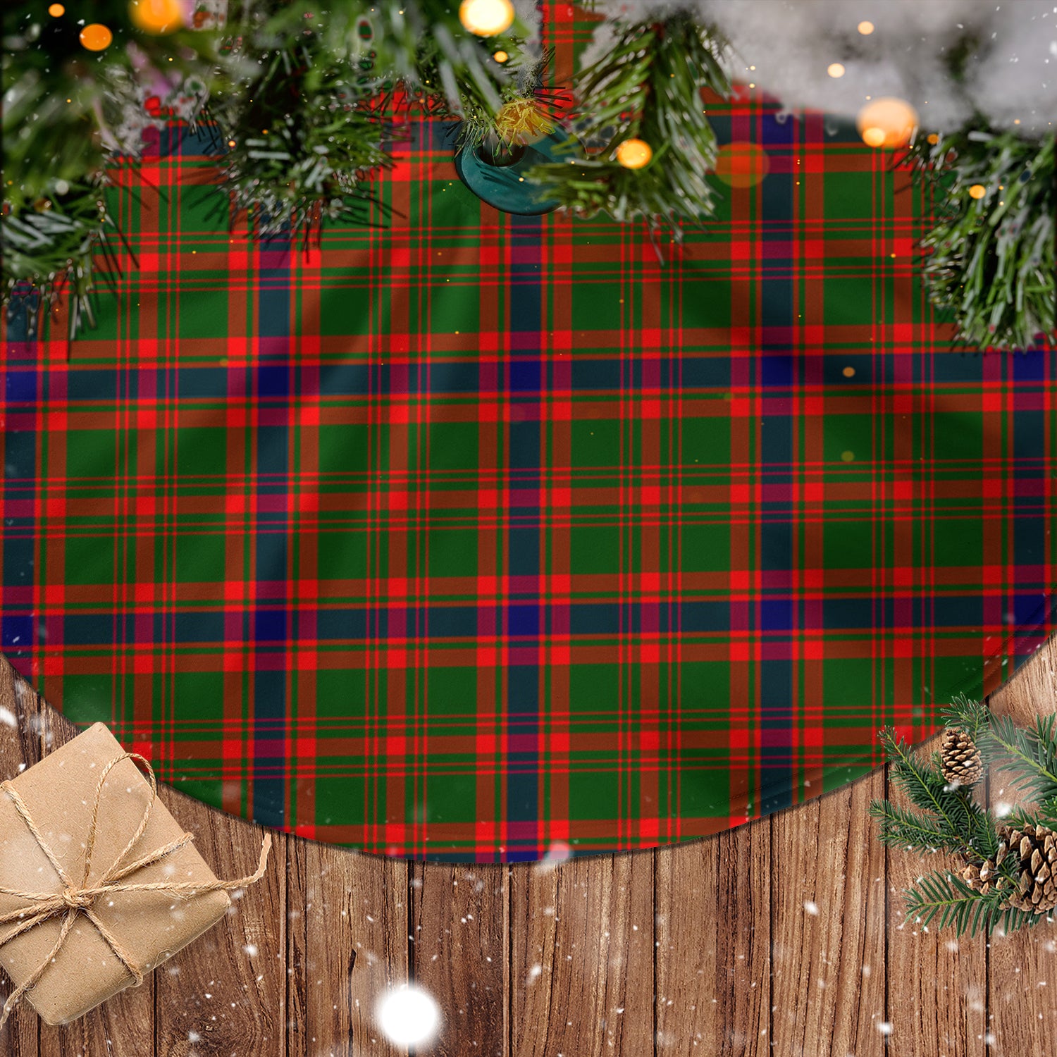 Kinninmont Tartan Christmas Tree Skirt - Tartan Vibes Clothing