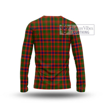 Kinninmont Tartan Long Sleeve T-Shirt with Family Crest DNA In Me Style - Tartan Vibes Clothing