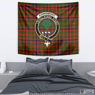 Kinninmont Tartan Tapestry Wall Hanging and Home Decor for Room with Family Crest - Tartan Vibes Clothing