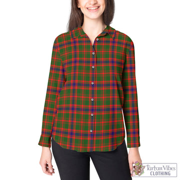 Kinninmont Tartan Women's Casual Shirt - Tartan Vibes Clothing