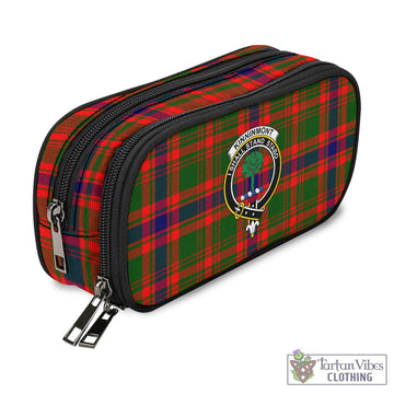 Kinninmont Tartan Pen and Pencil Case with Family Crest - Tartan Vibes Clothing
